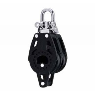 Harken 29mm Carbo Block doppelt mit Hundsfott und Wirbel