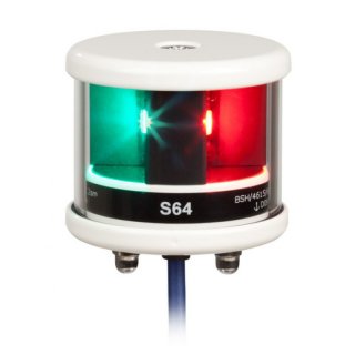LED Positionslampe tricolor mit Ankerlicht S64 Alu