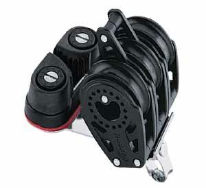 Harken 29mm Carbo Block mit Hundsfott und Klemme