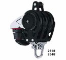 Harken Carbo Cam Block 3-Fach mit Wirbel und Hundsfott