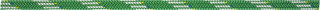 Liros Dynamic Color konfektionierte Schot 8 Ø 25m grün-weiß